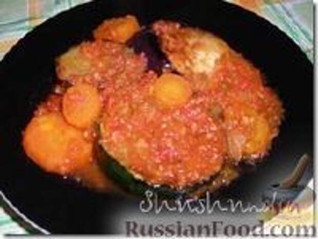 Фото к рецепту: Ассорти из кабачков, баклажанов и моркови с овощной икрой Фото к рецепту: Ассорти из кабачков, баклажанов и моркови с овощной икрой