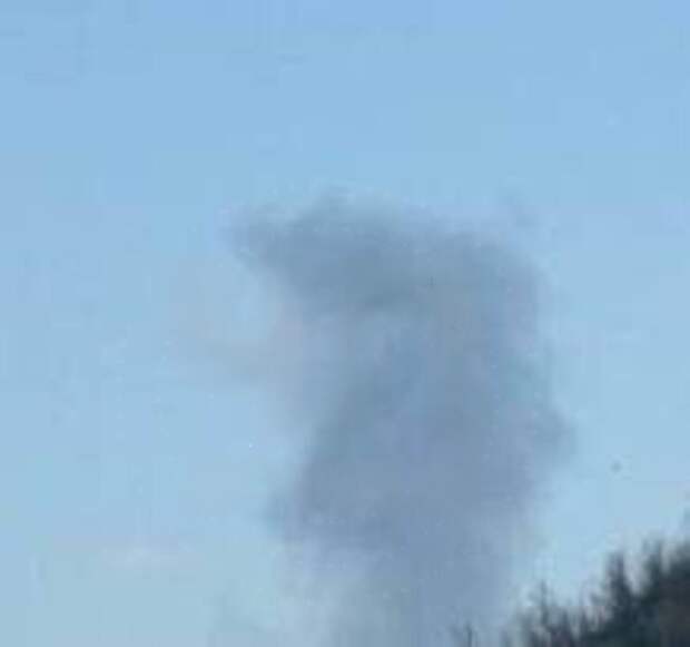 После работы ПВО было задымление в Донецке