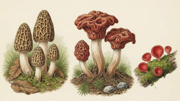 Гастроэнтеролог Кашух объяснила, что первые весенние грибы могут быть опасны