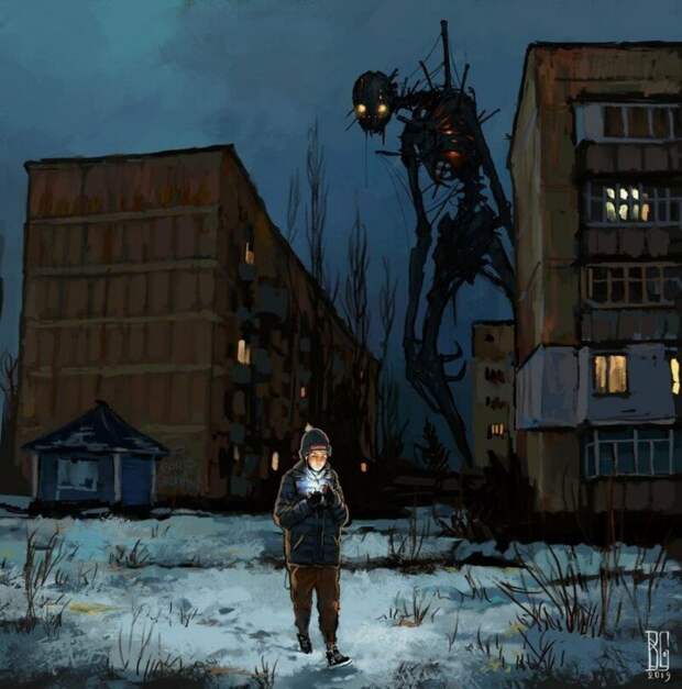 15 иллюстраций, которые будто из самых жутких ночных кошмаров