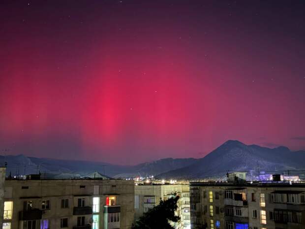 Эффекты солнечного шторма: полярные сияния и магнитные бури в Крыму