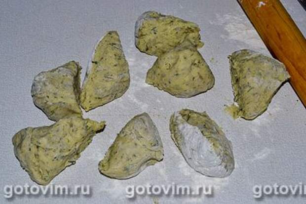 Картофельные лепешки из пюре с укропом и семенами льна, Шаг 05