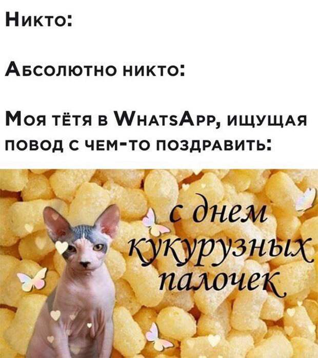 Дурацкие открытки в мессенджерах