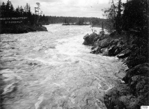 Горная река. Россия, Архангельская губерния, 1910 год. Горная река. Россия, Архангельская губерния, 1910 год.