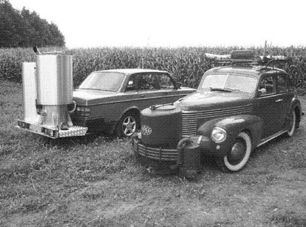 Когда машины ездили на дровах: 18 фото удивительных дровомобилей