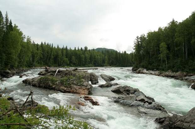 природа, Саяны, река