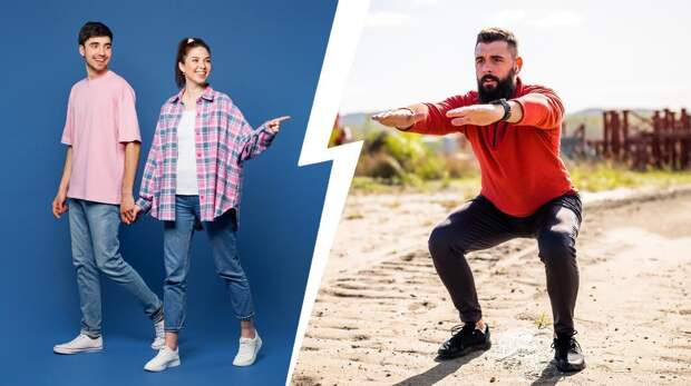 Что полезнее: делать 10 тысяч шагов в день или приседать каждые 45 минут