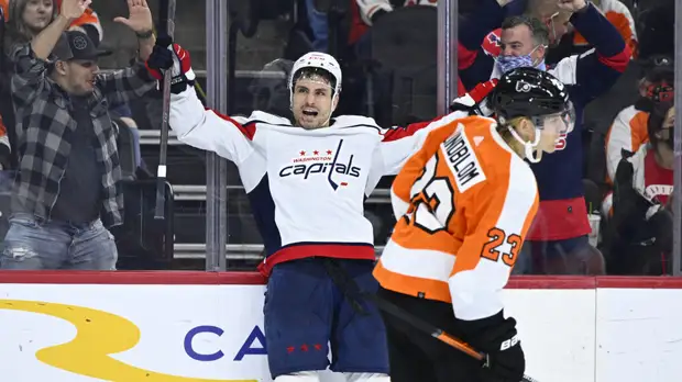 «Вашингтон» обыграл «Филадельфию» в матче НХЛ, Орлов отдал результативный пас