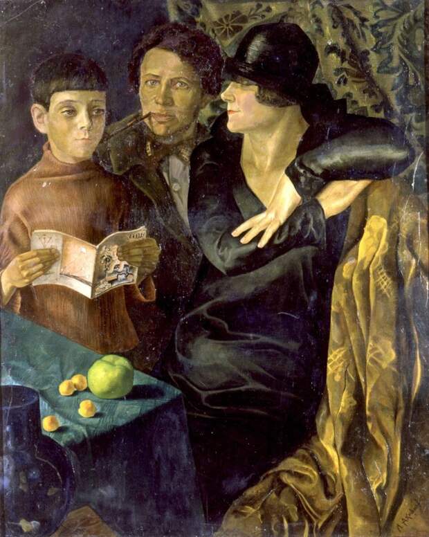 Леонид Акишин. Семейный портрет, 1931 год..jpg Леонид Акишин. Семейный портрет, 1931 год..jpg