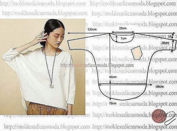 Моделирование оригинальных блузок и накидок 5