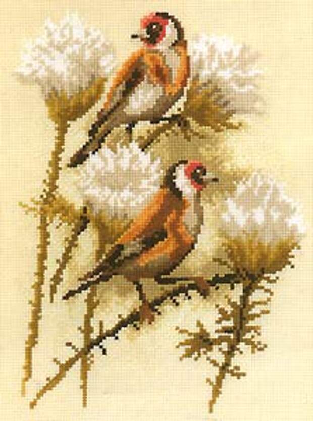 Щегол схема. Марья Искусница щеглы. Вышивка крестом щеглы. Вышивка щегол. Набор для вышивания щегол.