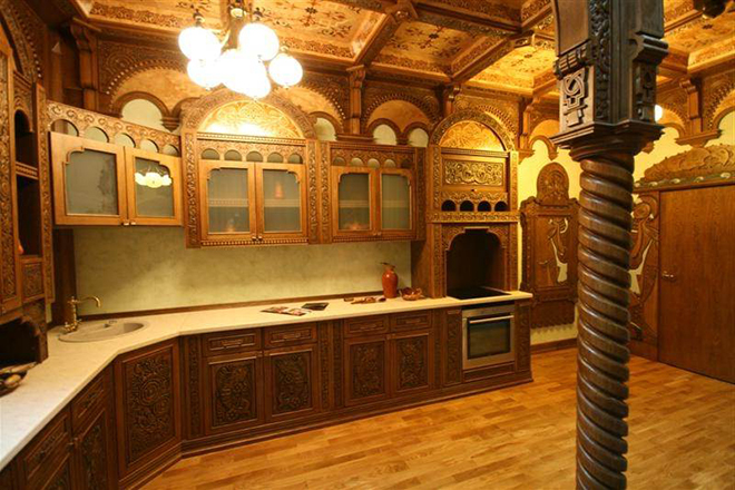 Русский стиль в интерьере квартиры и частного дома (105 фото)