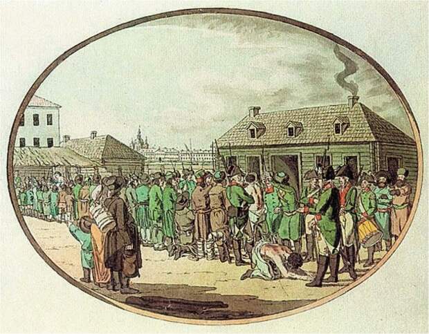 Добужинский. Военное поселение.