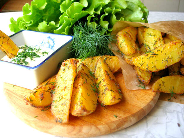 Картофель Айдахо – домашний fast food без вреда для здоровья! Рецепт, Еда, Кулинария, Видео, Картофель, Фастфуд