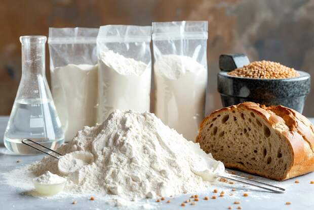 Чтобы мука была белее, в нее подмешивают бензоил пероксид и другие соединения