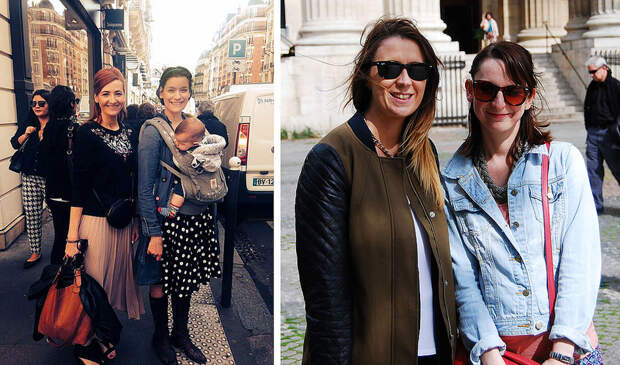 La Redoute Ambassadors Catherine & Nicolette with Sarah & Annie