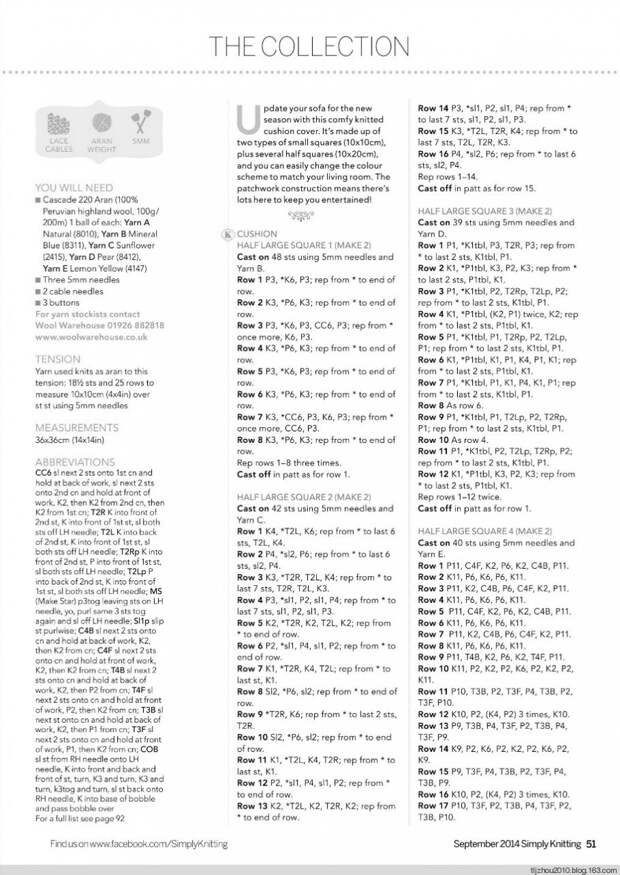 Simply Knitting №124 2014 - 紫苏 - 紫苏的博客 Simply Knitting №124 2014 - 紫苏 - 紫苏的博客