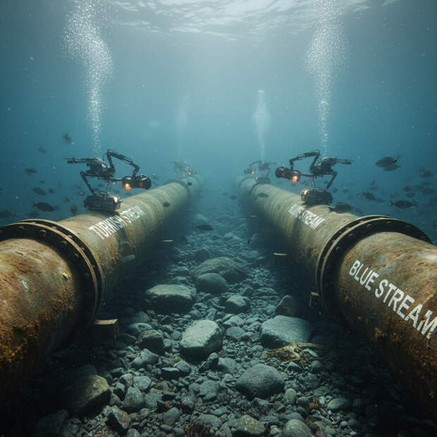 Путин сообщил о возможных попытках подрыва газопроводов «Турецкий поток» и «Голубой поток»