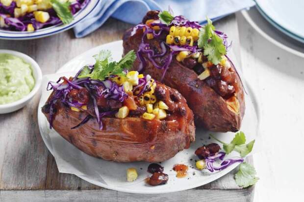 Запечённый батат. \ Фото: img.taste.com.au. Запечённый батат. \ Фото: img.taste.com.au.