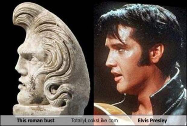 Римская скульптура и Элвис Пресли
