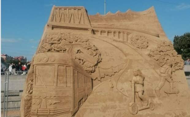 На скульптуры из песка Петербург потратит 39 млн