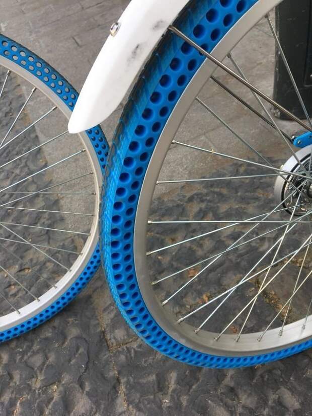 Велосипедные шины, которые не надо накачивать идеи, необычно, нестандартно, нестандартные идеи, оригинально, оригинальные решения, проблемы, решения