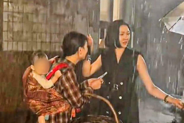 В Китае раскритиковали авторов сериала, в котором младенца на съемках держали под дождем