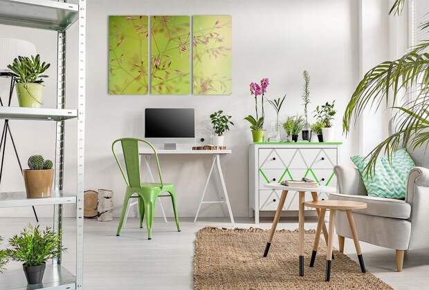 Image result for pantone greenery home decor