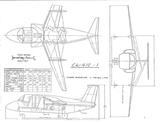 Lockheed CL-1612. Этот проект больше отвечал требованиям программы Type D, чем Туре А 