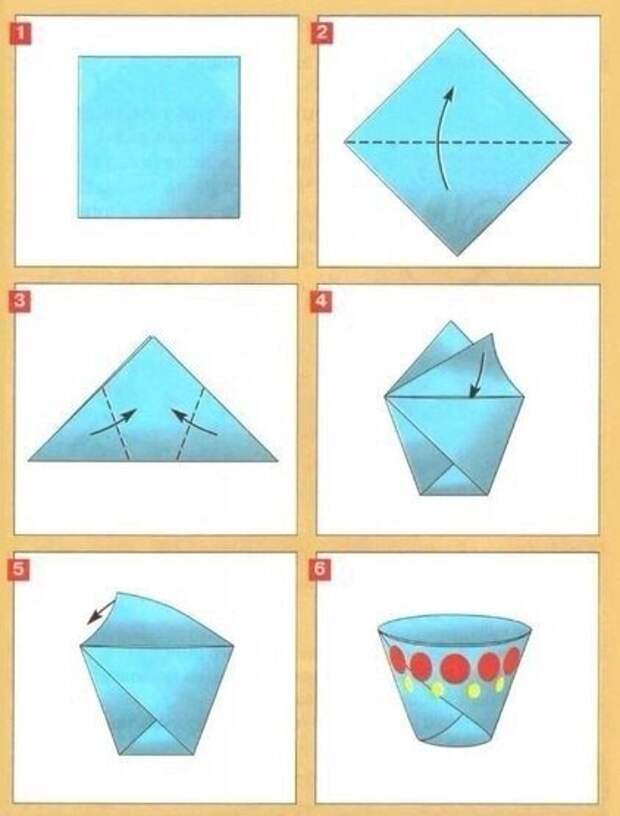 Оригами в средней группе детского сада схемы