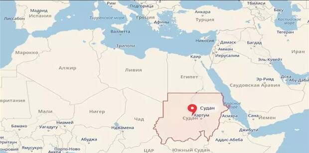 Судан на карте мира — Project SFERA Live — Поставьте лайк...