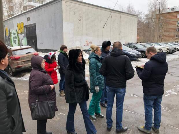 Обход / фото предоставлено управой района