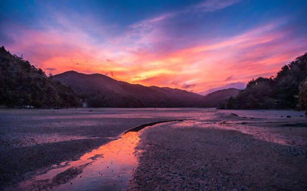 Абель Тасман, Закат (Abel Tasman Sunset). Автор фото: Энтони Харрисон (Anthony Harrison). Абель Тасман, Закат (Abel Tasman Sunset). Автор фото: Энтони Харрисон (Anthony Harrison).