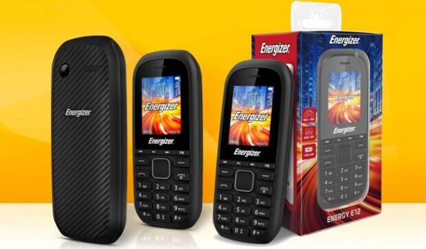 675674 Мобильный телефон Energizer E12 за 860 руб. работает до 7 дней на одном заряде