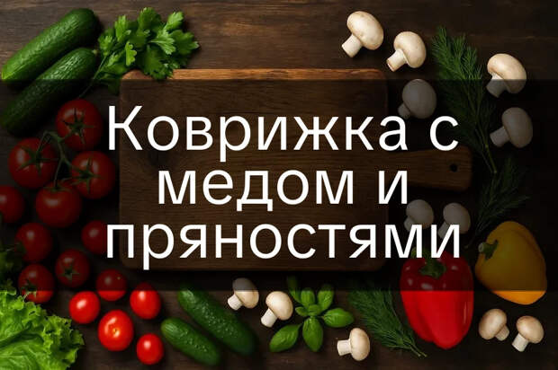 Коврижка с медом и пряностями