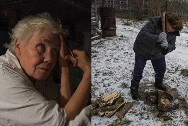 Чрезвычайная женщина, живущая совсем одна.