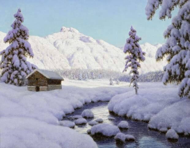 Забытый художник Иван Шультце и самый пушистый снег в живописи
