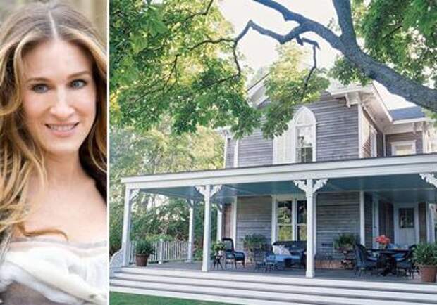<B>Сара Джессика Паркер (Sarah Jessica Parker)</B><BR> Расположение: Бриджхэмптон<BR> Особенности интерьера: в доме можно найти дизайнерские вещи, предметы мебели с блошиного рынка, а также египетскую люстру ручной работы