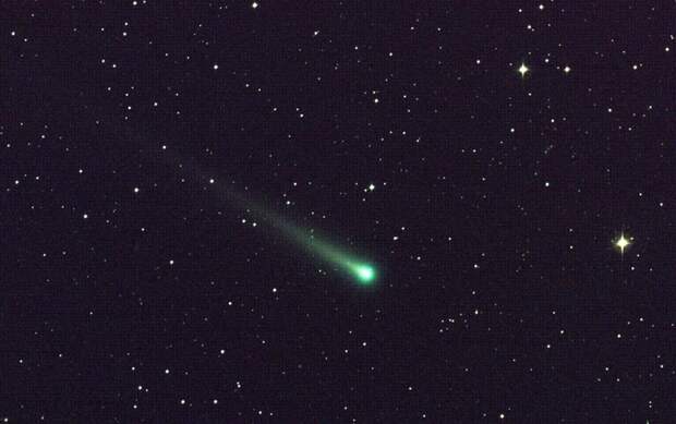 зелёная комета, фото NASA AFP