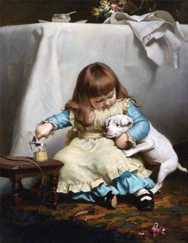«Обжегшись на молоке, дуешь на воду» /Charles Burton Barber