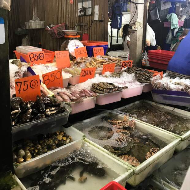 Рыбный рынок на Пхукете