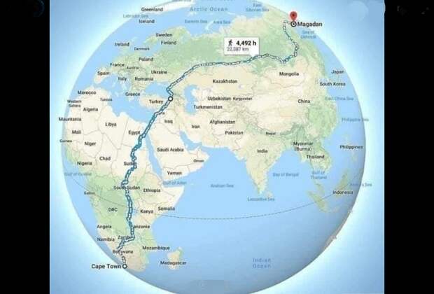Самый длинный пешеходный маршрут в мире