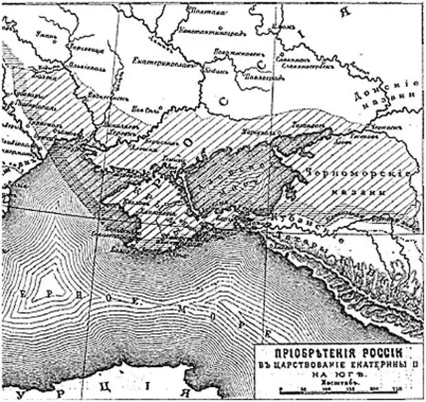 Карта россии 1783