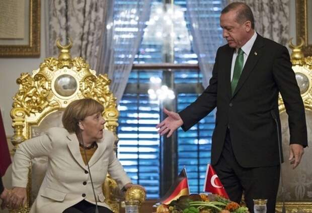 Меркель, Эрдоган|Фото: