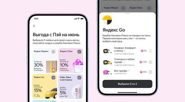 «Яндекс Пэй» представил категории повышенного кешбэка баллами «Плюса»