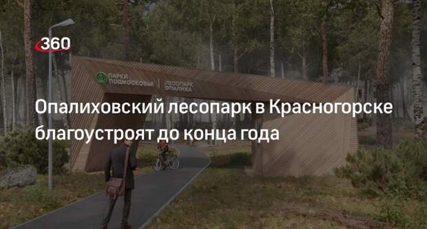 Опалиховский лесопарк в Красногорске благоустроят до конца года
