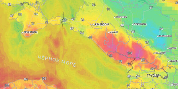 На Кубани резко ухудшилось качество воздуха из-за африканской пылевой бури