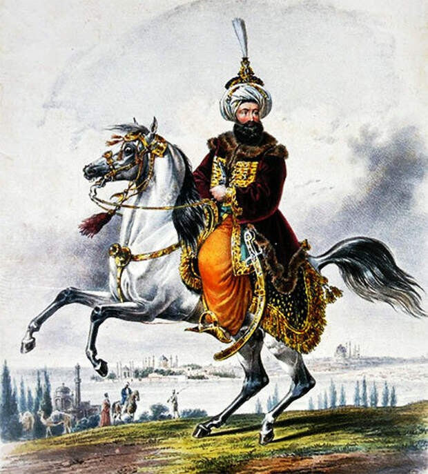 Й. Крихубер. Султан Махмуд II