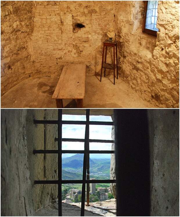 Камера, в которой провел последних 4 года жизни великий маг граф Калиостро (San-Leo fort, Италия).