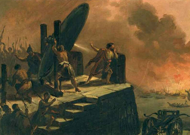 Разоблачаем. Насколько правдива легенда о «зеркалах Архимеда», которые сожгли римский флот?